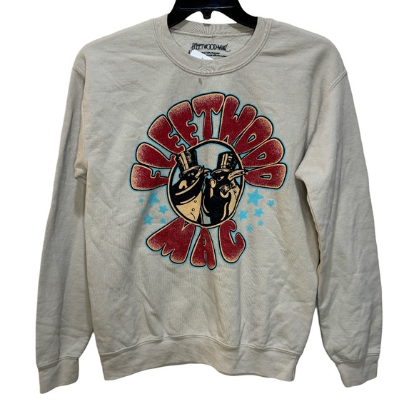 Fleetwood Mac Cotton Blend Graphic Sweatshirt - Sand - Picture 3 of 6